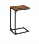 SONGMICS Oldalsó asztal, laptop állvány Songmics, ipari, rusztikus barna (Let350b01)