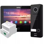 ZAMEL Hd WiFi videó kaputelefon, kódzár, RFiD olvasó, érintőképernyő, kétvezetékes, Tuya (VP-209ICSPB-B)