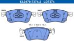 ATE set placute frana, frana disc ATE Ceramic 13.0470-7374.2 (13.0470-7374.2)