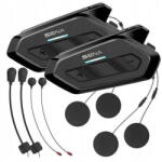 Sena Sistem de comunicare pentru motocicleta, Sena SPIDER-RT1-01D, Microfon, Bluetooth, Distanta 2 km, Set Dublu, Negru (8809629523899)