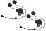 Sena Sistem de comunicare pentru motociclete, SENA SMH5D, Moto Intercom, Bluetooth 3.0, Raza de actiune 400 metri, Set dublu, Negru (8809629524575)