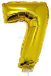 Funny Fashion Számos lufi - 7, arany, 42 cm