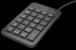 Trust Tastatura Numerica Trust Xalax Cu Fir Negru (TR-22221)