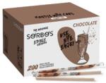 SORBOS ядливи плодови сламки ШОКОЛАД (200бр. )
