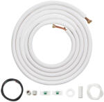 VEVOR Mini split rézcső készlet 7, 62 m 6, 35 / 12, 7 mm klíma és hőszivattyú rendszerekhez