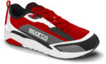 Sparco S-LANE sneaker cipő fekete-piros 46