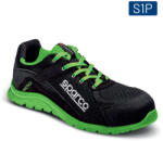 Sparco PRACTICE KEKE ESD S1P SRC munkavédelmi cipő fekete-fluozöld 47