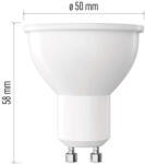 EMOS EMOS ZQ8E42D, LED izzó Classic MR16 / GU10 / 7 W (60 W) / 800 lm / meleg fehér / dimmelhető (ZQ8E42D)