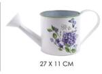  IRIS bádog öntözőkanna hortenzia 27x11cm (QX_IMPEX_KFT_80981) (QX_IMPEX_KFT_80981)