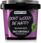 Beauty Jar Don't Worry, Be Happy sare de baie relaxanta cu esente de lavanda 1.2 kg