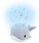 ZAZU WALLY bálna projektor nyugtató dallamokkal szürke