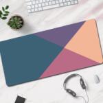 VisionHub Nagy egérpad, VisionHub®, varrott élek, puha felület, gumírozott csúszásgátló alap, vízálló irodavédelemhez, 800x300x4mm, zöld/lila (V-0052)