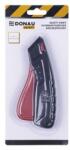 DONAU Univerzális kés, cserélhető pengével, 22 mm, DONAU "Safety", fekete-piros (D1574593199) - primatinta