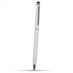 Árumánia Érintőképernyő ceruza 2in1 (toll, kapacitív érintőceruza, 13 cm) FEHÉR (SG29532)