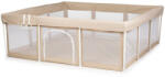 Chipolino Easy babakarám összecsukható 180x180 cm - beige - pepita - 41 429 Ft