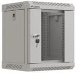 Lanberg Dulap rack 10 perete 6U / 300x300 (flat pack) cu ușă din sticlă, gri (WF11-3306-10S)