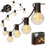 SmartLED LED външен декоративен гирлянд 25xE12/1W/230V 17, 5 m IP65 черен (SD0123)