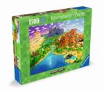 Ravensburger Minecraft: Lumea Minecraft 1500 piese (2412000433) Puzzle