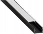 SmartLED Beépíthető profil LED szalagokhoz 1 m fekete/fehér 7503 (SD0096)