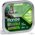 Monge BWild Cat 100gr Steril Vaddisznó-zöldségek