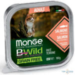 Monge BWild Cat 100gr Lazac-zöldségek