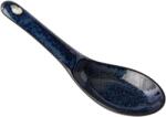 Made in Japan Lingură de ramen japonez INDIGO BLUE 15 cm, albastru, ceramică, MIJ (MIJC2154) Tacam