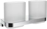 Ravak X07P1365 Chrome CR II 220.00CR pohártartó üvegpoharakkal, króm (X07P1365)
