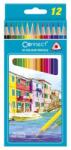 Connect Színes ceruza készlet, háromszögletű Connect 12 klf. szín (000008950) - tonerpiac