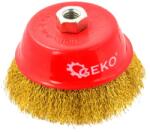 GEKO Fazékkefe sárgaréz 125mm/5" M14 G00591 (G00591)