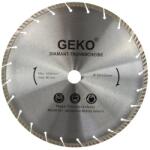 GEKO gyémánt vágótárcsa vágókorong szegmentált beton/tégla 350x32mm G00209 (G00209)