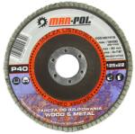 MAR-POL lamellás csiszolókorong 125x22, 2 mm P40 M07972 (M07972)