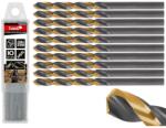 Tvardy fémfúró 5 mm TiN HSS 10db T02050 (T02050)