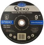 GEKO vágókorong vágótárcsa fém 230x2, 5x22mm G78243 (G78243)