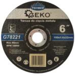 GEKO vágókorong vágótárcsa fém 150x1, 6x22mm G78221 (G78221)