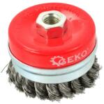 GEKO Fazékkefe csavart 75mm M14+sáv G00611 (G00611)