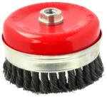 GEKO Fazékkefe csavart 125mm M14+sáv G00613 (G00613)