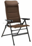 Travellife Barletta L magas támlás kempingszék ajándék lábtartóval, barna (C22092-C22338)