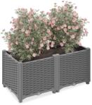 Relaxdays Ghivece Relaxdays cu aspect de ratan (10115833)