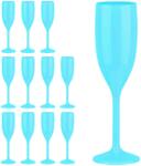 Relaxdays Pahare de șampanie Relaxdays, din plastic, set de 12 (10126566) Pahar