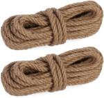 Relaxdays Frânghie de iută Relaxdays 10 mm x 10 m set de 2 (10095828)