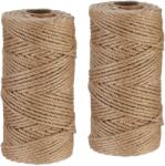 Relaxdays Sfoară de iută Relaxdays 4 mm x 100 m set de 2 (10095658)
