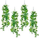 Relaxdays Pothos artificiale într-un set de 4 (10115724)