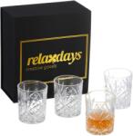 Relaxdays Set de 4 pahare de whisky Relaxdays (10081822) Pahar
