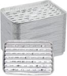 Relaxdays Bol grătar din aluminiu Relaxdays, set de 100 (10107273) Tava