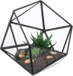 Relaxdays Terariu cu plante din sticlă geometrică Relaxdays (10124625)