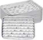 Relaxdays Bol grătar din aluminiu Relaxdays, set de 40 (10107264) Tava