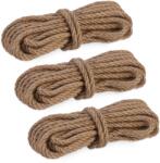 Relaxdays Frânghie de iută Relaxdays 8 mm x 10 m set de 3 (10095760)