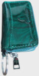 Jennifer Jones Valódi bőr női kulcstartó zöld lakk cipzáras (en-5139-green)
