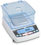 KERN PBS 600-3 (620g/0, 001g) robusztus rezgővillás mérőcellás digitális precíziós alumínium házas asztali mérleg, RS232, ütésálló, sok mértékegység (PBS 600-3)