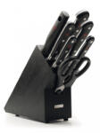 WÜSTHOF Classic Késkészlet - 7 részes, fekete kőrisfa tárolóval (021090170707)